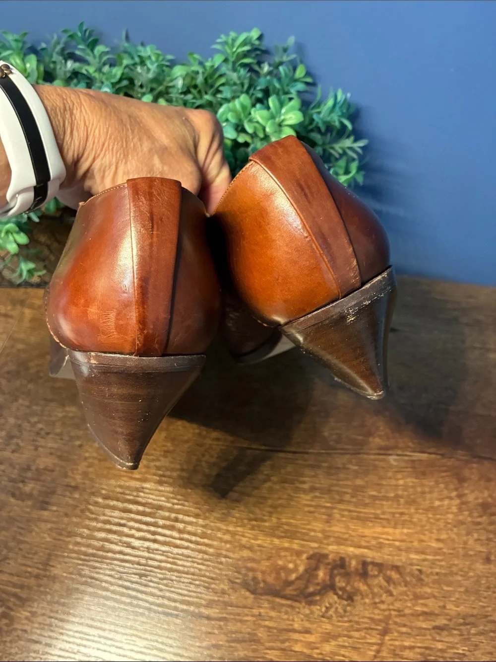 Via Spiga Brown Slip-On Ankle Boots